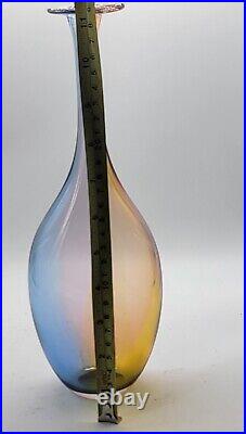 Kosta Boda Fidji Glass Vase Signed K. Engman