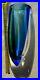 Kosta-Boda-Glass-Vase-Signed-by-Goran-Warff-Cobalt-Blue-Green-Bubbles-01-eur