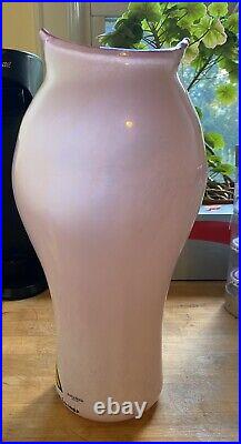 Kosta Boda Large Open Minds Vase Ulrica Hydman Art Glass 13.5 Signed Numbered