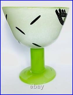 Kosta Boda Open minds Green Glass Vase By Ulrika Hydman From Sweden