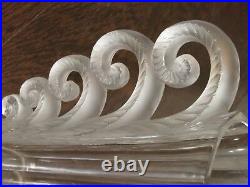 LALIQUE BEAUVAIS Glass Crystal Vase Signed
