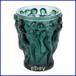 Lalique Crystal Bacchantes Vase Small Clear 10547500 Height 14cm Brand New 