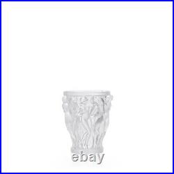Lalique Crystal Bacchantes Small Vase #10547500 Brand Nib Frosted Nude Women F/s