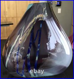 Large Signed Paladino Hansen Art Glass Vase