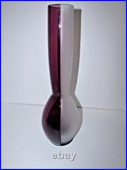 Large Signed Salviati Murano Art Glass Vase