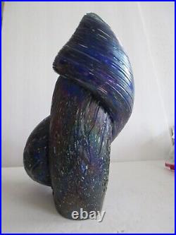 Large Signed Steve Kemmerly Kemmerley Studio Art Glass Sculpture 1995