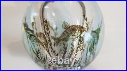Mid-Century Orrefors Edward Hald FISHGRAAL Internally Decorated Vase