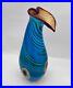 Murano-SIGNED-RARE-Colorful-Millefiori-Swril-Glass-Vase-Italy-18-Gold-Flecks-01-mbn