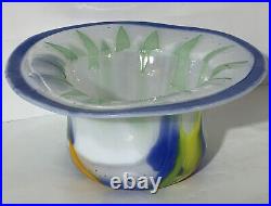 OOAK Jan Singer Signed Glass Bowl Vase Items In Museums/Private Collections