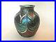 Orient-Flume-Iridescent-Drizzled-Pulled-Peacock-Feather-Vase-Signed-1978-6-01-rv