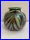 Orient-Flume-Signed-Green-Hand-Blown-Art-Glass-Pulled-Feather-Design-Vase-01-rwg