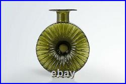 Original Vintage Glass'Sun Bottle' Vase by Helena Tynell for Riihimäen Lasi Oy
