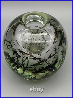 Orrefors Graal Fish Vase by Edward Hald 11049L EDWARD HALD