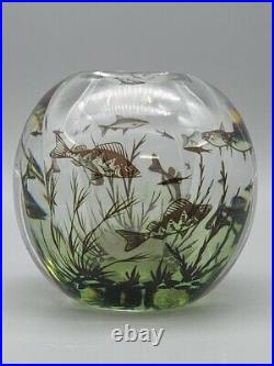 Orrefors Graal Fish Vase by Edward Hald 11049L EDWARD HALD