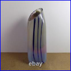 Paladino & Hansen Blown Art Glass Vase Signed Michael K. Hansen