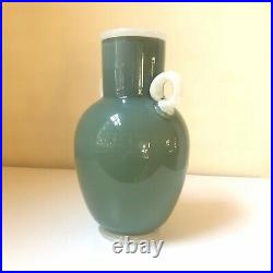 Preston Singletary Green Vase, 1997 Glass Sculpture Authentic, Signed