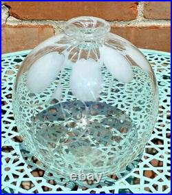 RARE Early 1977 Vintage Signed Mary Angus Art Glass Noveau Vine Design Vase