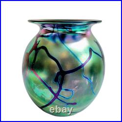 ROBERT EICKHOLT Signed Art Glass Vase