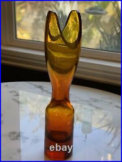 Rare Blenko 1959 Wayne Husted 5915 L Vase-13 1/2