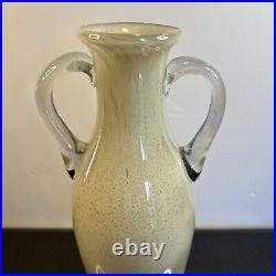 Rare Pino Signoretto Signed Murano Amphora Venetian Glass Vase Original OOAK