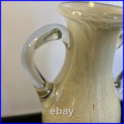 Rare Pino Signoretto Signed Murano Amphora Venetian Glass Vase Original OOAK