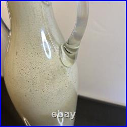 Rare Pino Signoretto Signed Murano Amphora Venetian Glass Vase Original OOAK