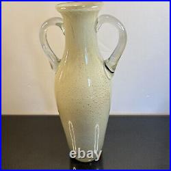 Rare Pino Signoretto Signed Murano Amphora Venetian Glass Vase Original OOAK