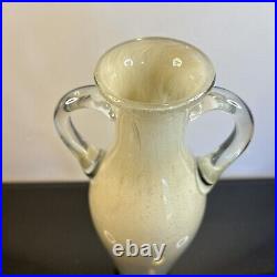 Rare Pino Signoretto Signed Murano Amphora Venetian Glass Vase Original OOAK