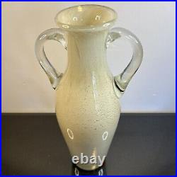 Rare Pino Signoretto Signed Murano Amphora Venetian Glass Vase Original OOAK