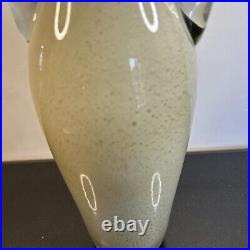 Rare Pino Signoretto Signed Murano Amphora Venetian Glass Vase Original OOAK