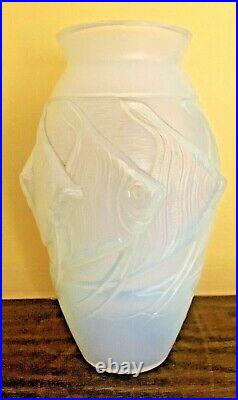 Rare Sabino Paris Art Deco Glass Fish Vase