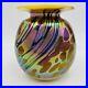 Rick-Hunter-Studio-Art-Glass-Vase-Abstract-Design-Iridescent-Color-Signed-2004-01-ne