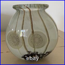 Robert Eickholt Deep Sea Anemone Art Glass Vase Signed Dated 2003