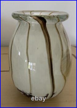 Robert Eickholt Deep Sea Anemone Art Glass Vase Signed Dated 2003