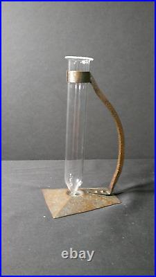 Roycroft, Arts & Crafts, Copper & Glass Bud Vase, Signed, Excellent Condition