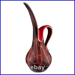Russian Artist E Zareh Signed Baijan Art Glass 16 Large Sculptural Vase Vessel