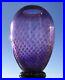 Signed-ANNA-EHRNER-KOSTA-BODA-Vase-Art-Bubble-Purple-Design-Glass-1970-H9-01-mgox