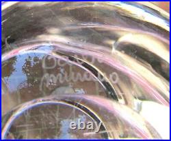 Signed Barbini Italian Glass Slant Front Bowl Or Vase