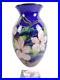 Signed-Fields-And-Fields-Blown-Glass-Vase-11-5-Cobalt-Blue-Pink-White-Flowers-01-dzh