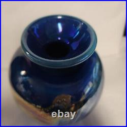 Signed Joan Reep Signed Art Glass Vase 5