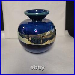 Signed Joan Reep Signed Art Glass Vase 5