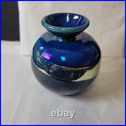 Signed Joan Reep Signed Art Glass Vase 5