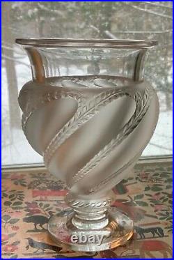 Signed Lalique Ermenonville Vase