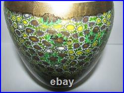 Signed Valentina Murano Incalmo Millefiori/Murrine Art Glass Vase 894