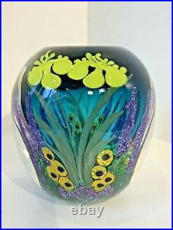 Spectacular Signed Studio Art Glass Vase Heilman