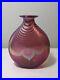 Steve-Correia-Signed-Cranberry-Pink-Red-Feather-Pulled-Art-Glass-Vase-1981-01-xz