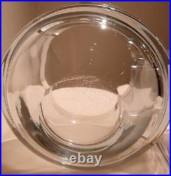 Stromberg STROMBERGSHYTTAN Crystal 7.5 Sweden Art Glass Vase Signed Heavy MCM