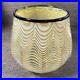 Stunning-Vtg-Hand-Blown-Murano-Glass-Vase-YellowithClear-Waves-Ribbed-5-Signed-01-my