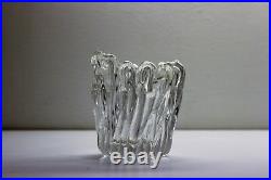 Tapio Wirkkala, unfinished glass sculpture, Lichen Finger Vase, Jakala, Iittala