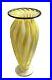 The-Glass-Forge-Hand-Blown-Art-Glass-Vase-Yellow-Swirl-Striped-Black-Rim-Signed-01-zozc